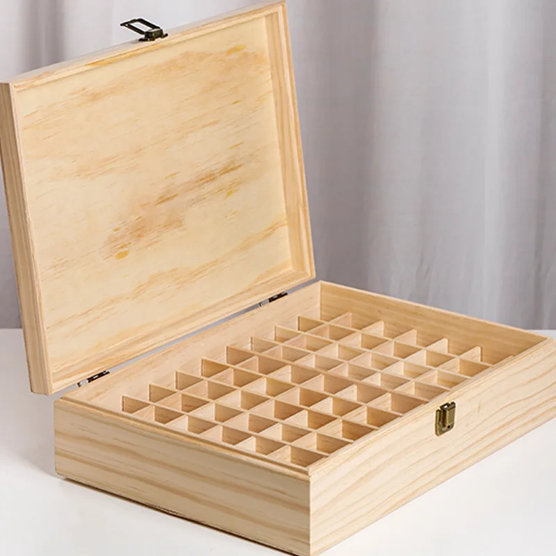 Деревянная коробка для хранения эфирных масел с логотипом на заказ