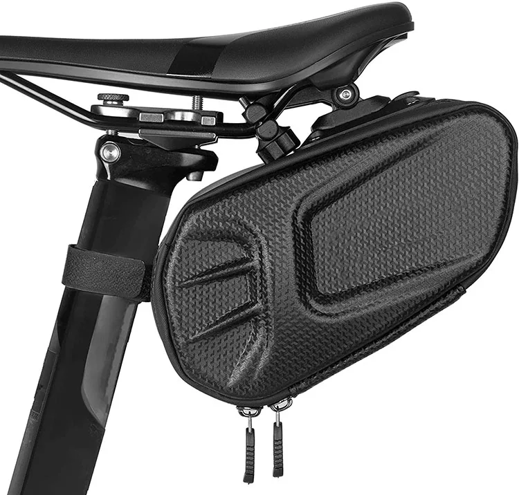Waterproof Bicycle Seat Bag 3D Hard Shell Cycling Wedge Pack, Bike Storage Pouch for Riding Bikes