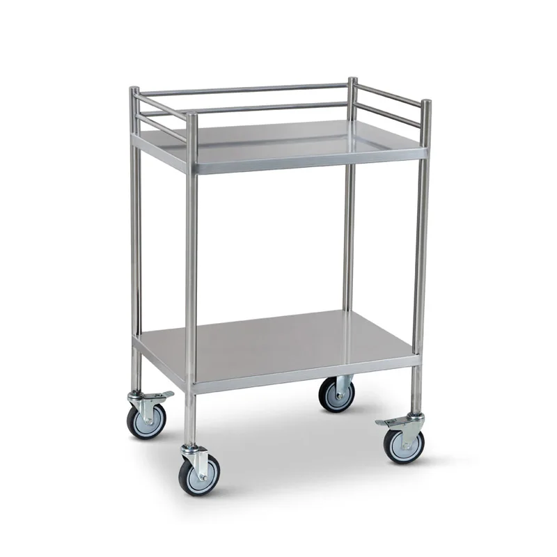 Stainless steel trolley with drawers surgical high quality trolley