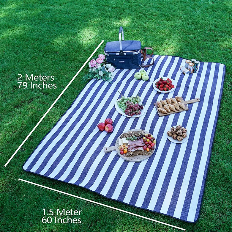 Picnic Barbecue rug Vintage camping blanket Waterproof Picnic mat Picnic Outdoor Blanket