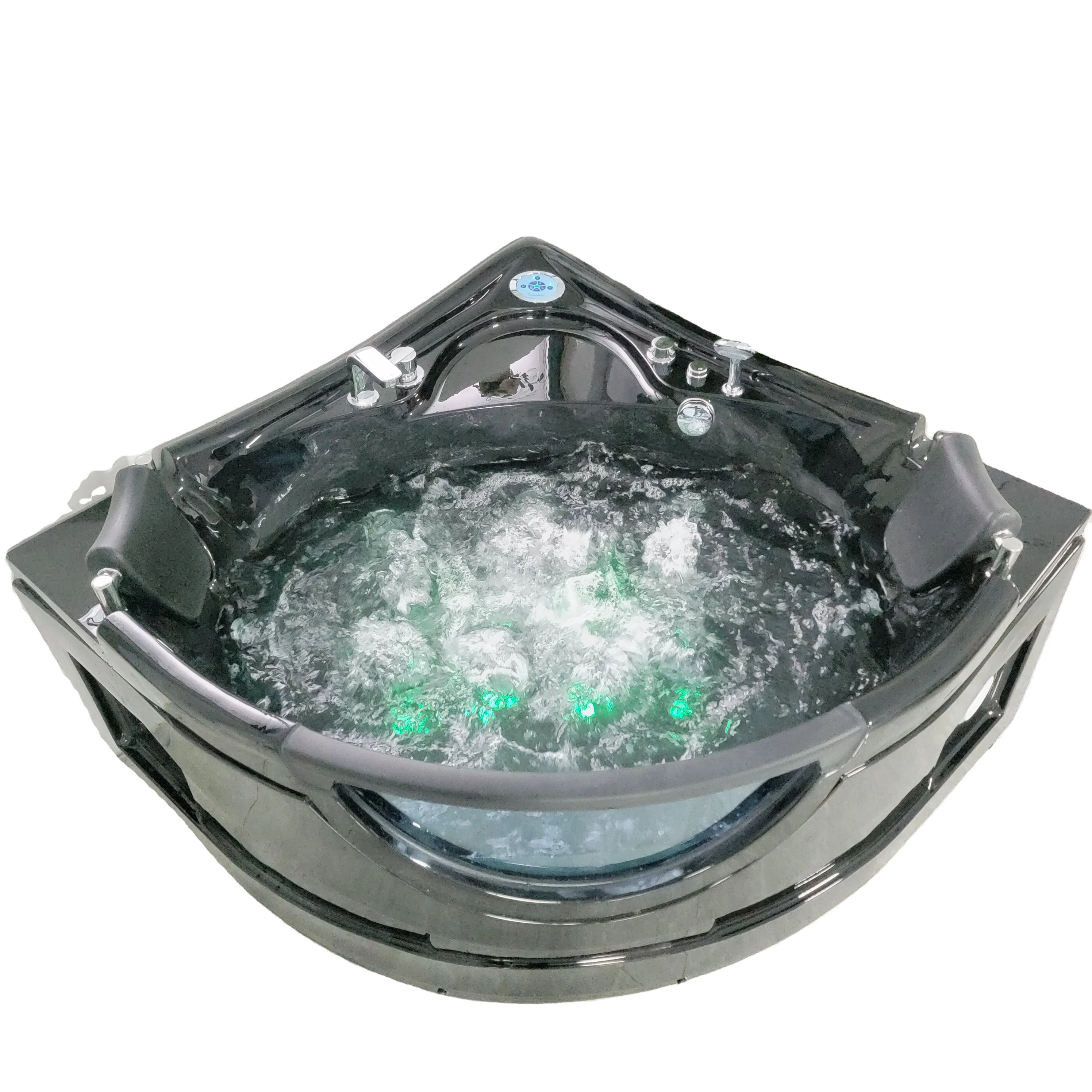 Whirlpool Bath Hot Tubs Big Spa Single 1 Person Wholesale Acrylic Massage Bathtub With Pillow