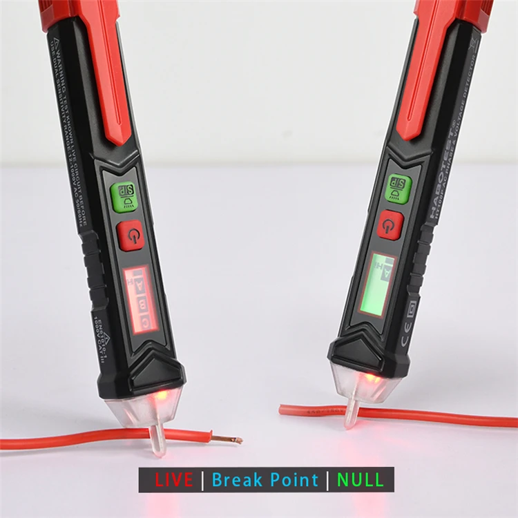 Habotest HT100P Phase Non contact Voltage Tester with LCD Dislay AC12V TO