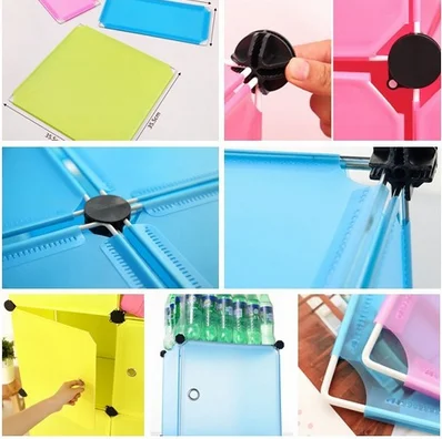 Toy organizer shelf 6-drawer-plastic-storage baby closet organizer FH-AL0030-8