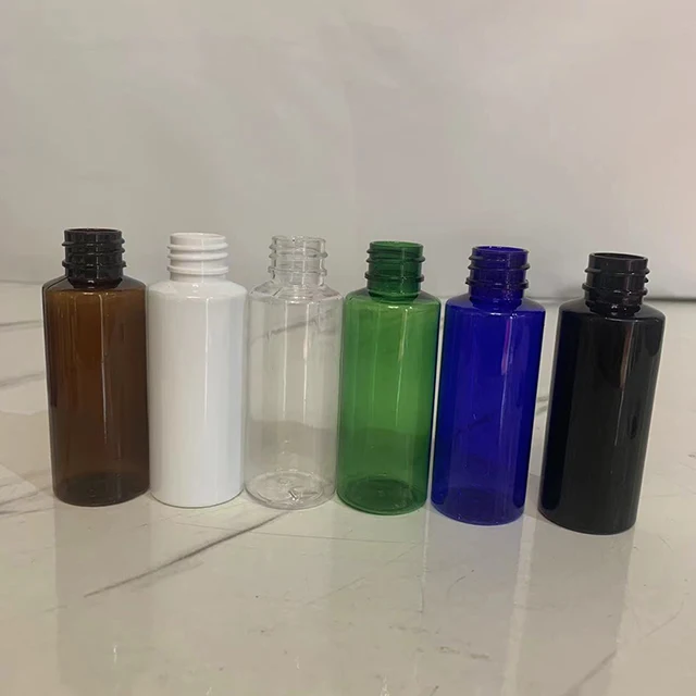 Hengjian Manufacturer Empty 50ml Amber Cosmetic Serum Essential Oil Plastic Dropper Bottle For Massage Oil With Glass Pipette