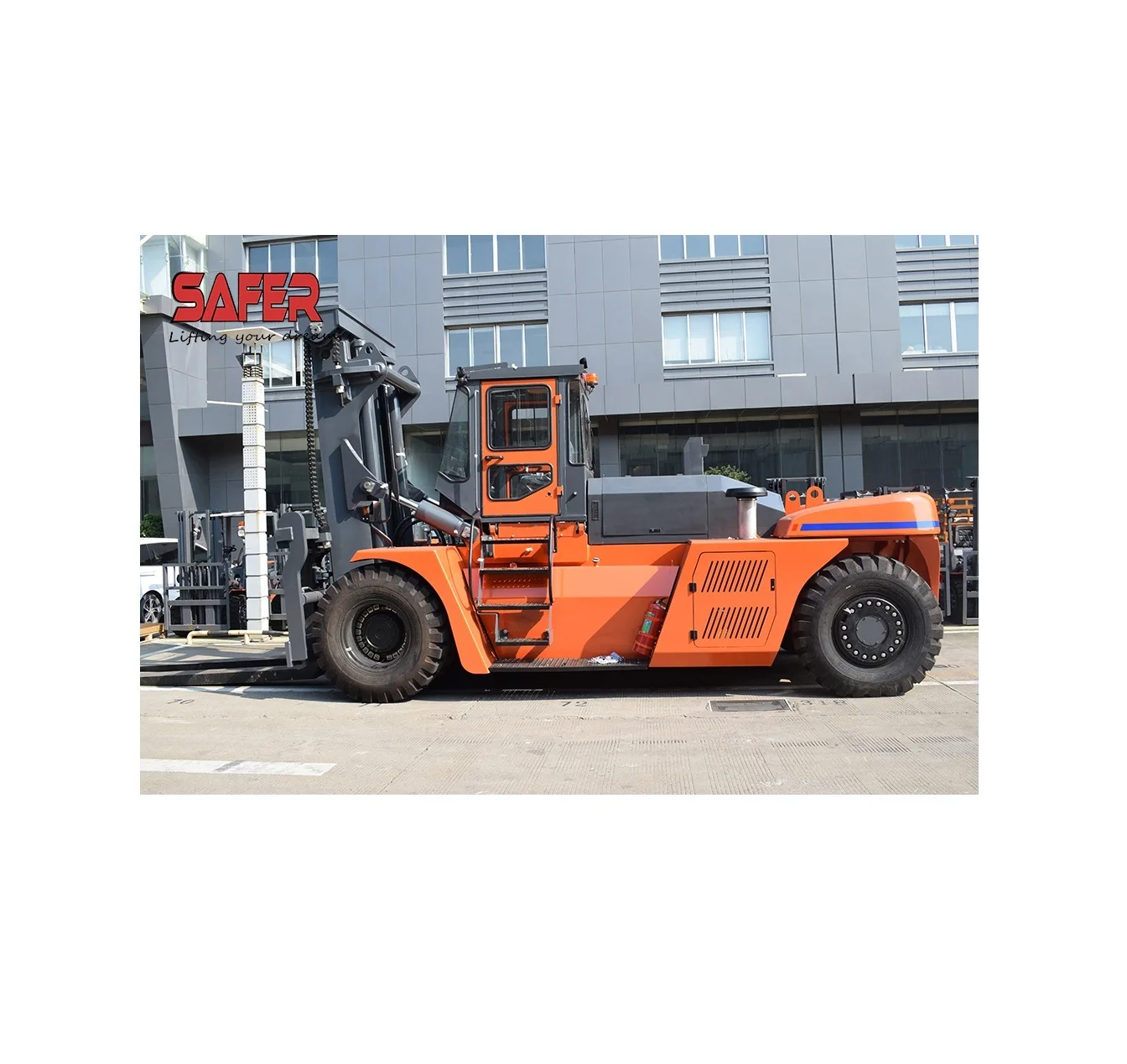 2020 Forklift carriage 20 ton 25ton cabin diesel forklift made by SAFERLIFTS with Isuzu engine