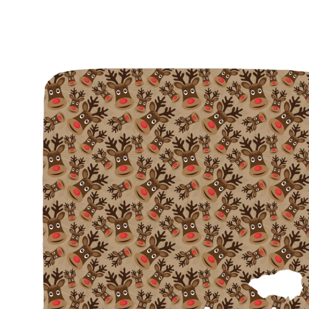 Qingli OEM Custom Factory Christmas Day Animals Print Winter Bedding 400tc Cotton Sheet Set Babies Multicolor Print Comfortable