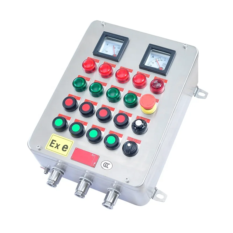 Hazardous area explosion-proof local control box push button LCZ BZC exe exd IIA IIB IIC DIP