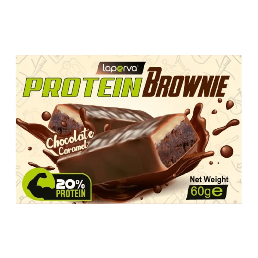 LAPERVA PROTEIN BROWNIE 60G Chocolate Flavor Protein Bar