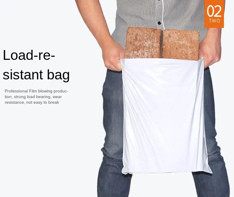 White Mail Bag Storage Protection Bag Plastic Envelope Mail Bag for Shipping