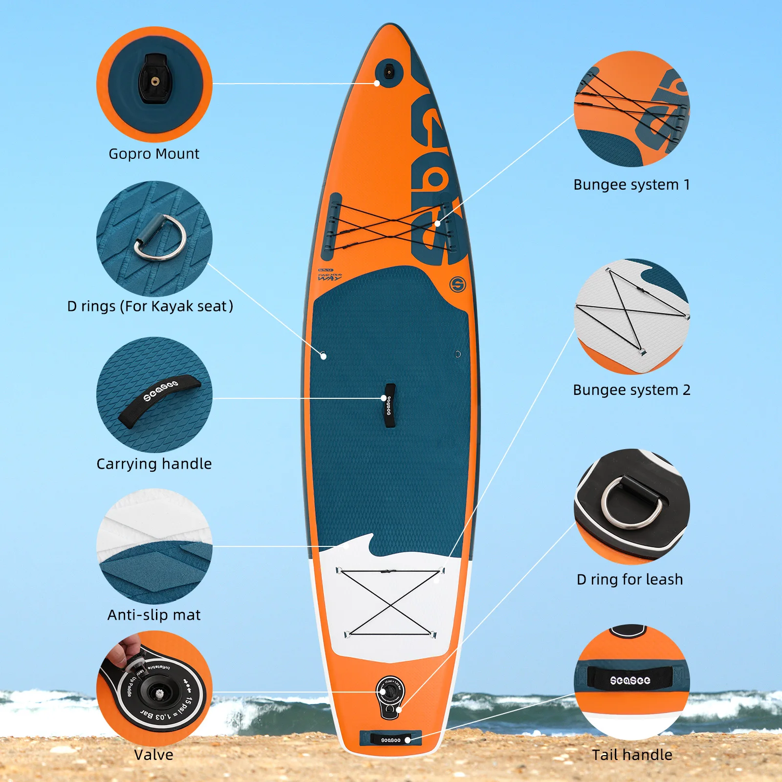 EU warehouse Free shipping wholesale waterboard cheap surf paddle board sup  surfing paddling boards with accessories