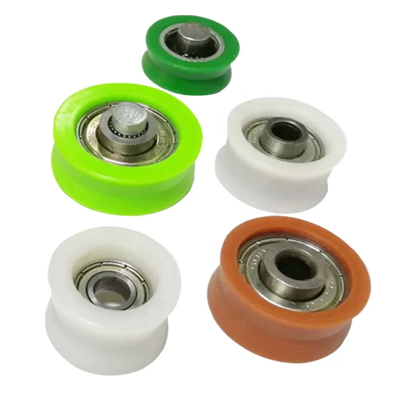 Supply Glass Gate Roller Wheel Pulley Guide For Sliding POM Plastic Slide Window Roller