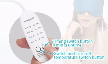
Wholesale Far-infrared USB steam eye mask real silk eye mask heated sleep eye masks/safety/comfrotable/timing/4level temperature 