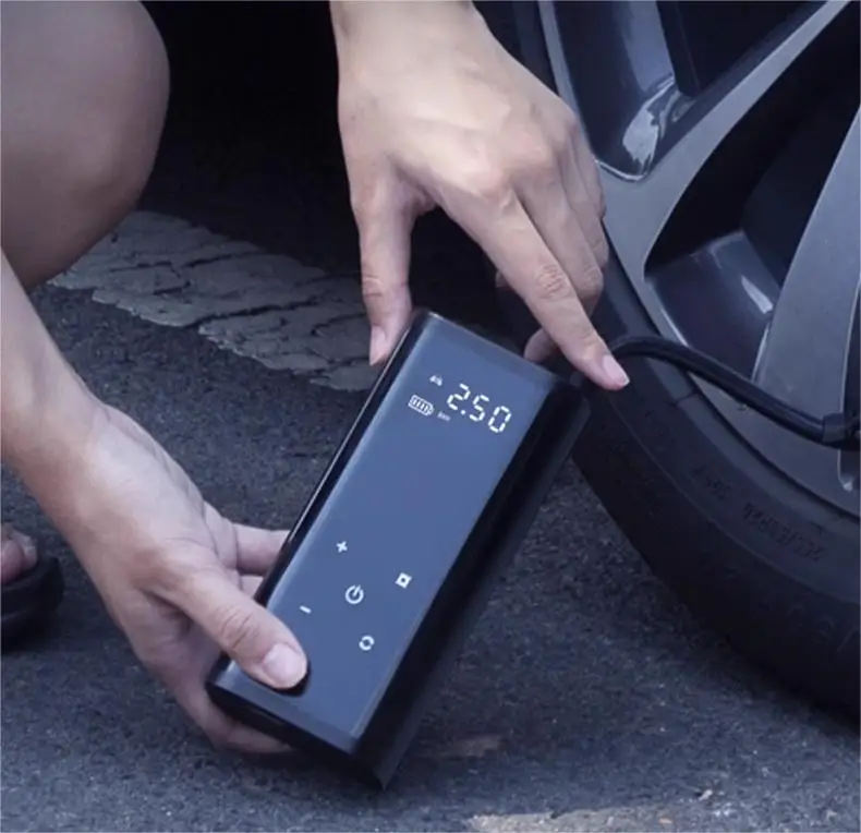 Auto Digital Portable Car Tire Inflator Portable Mini Bicycle Pump High Pressure Cycling Hand Air Pump Ball Mountain Bike Pump