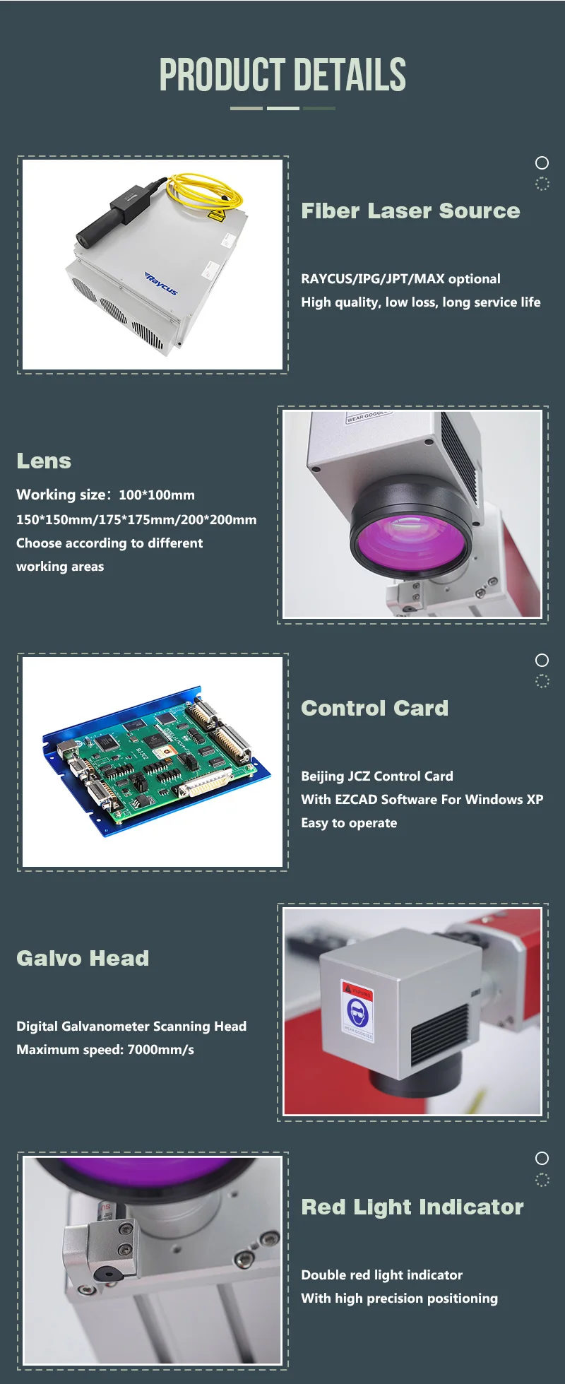 Mopa Jpt 50w 60w 100w Ezcad3 2.5D auto focus Fiber Laser Marking Machine for gun jewelry gold Silver