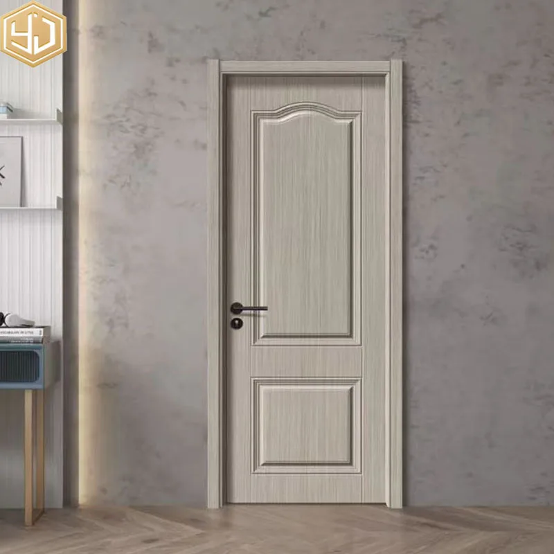 Best Price For Fashion Style Carbon Crystal Wooden Door For Interior And Home