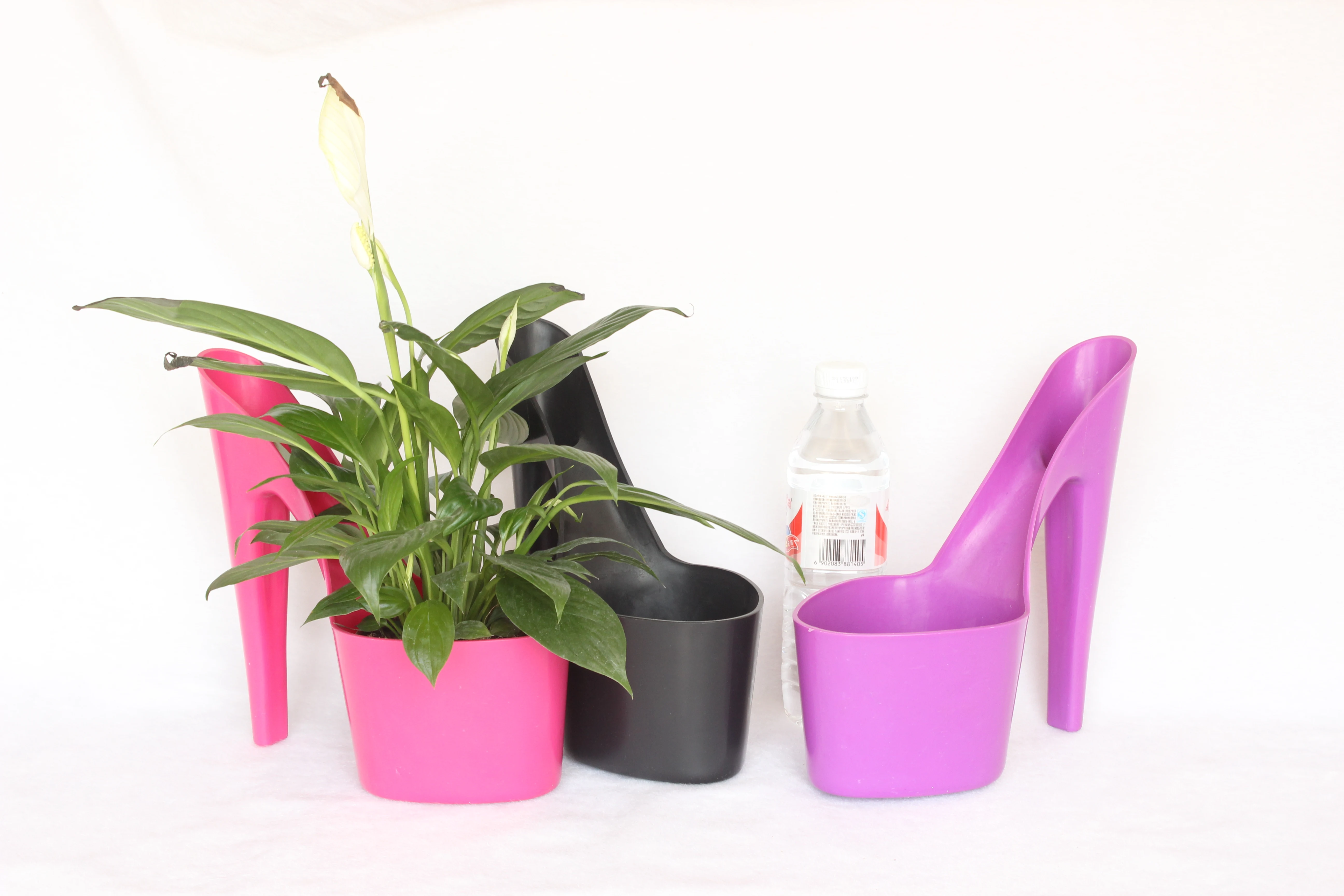 Garden Flower Pots /High-heeled Shoes Partten/wholesale/plastic
