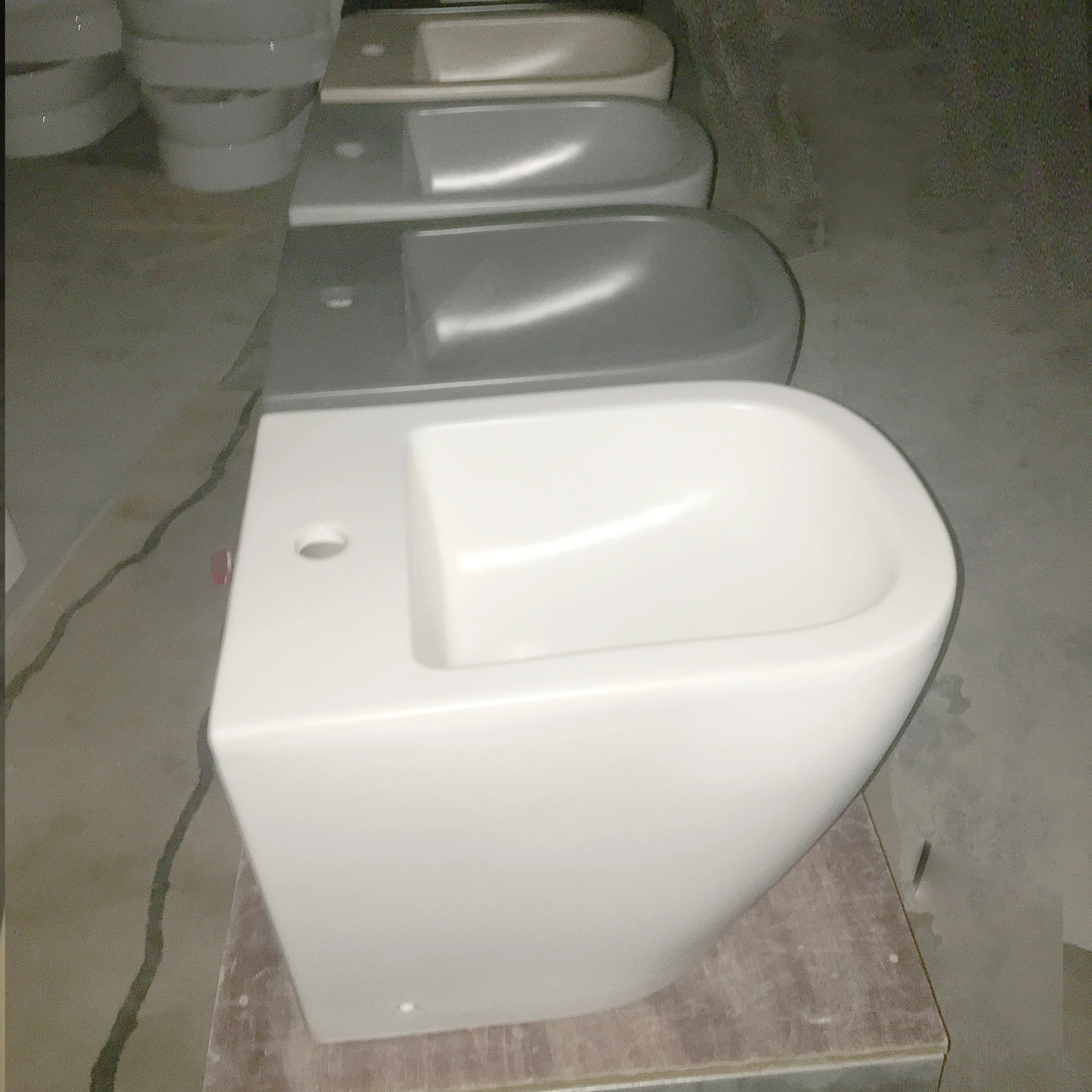 Frameless Toilet city bus bidet one piece toilet new color sanitary portable bidets new toilette dual control cistern pack wc