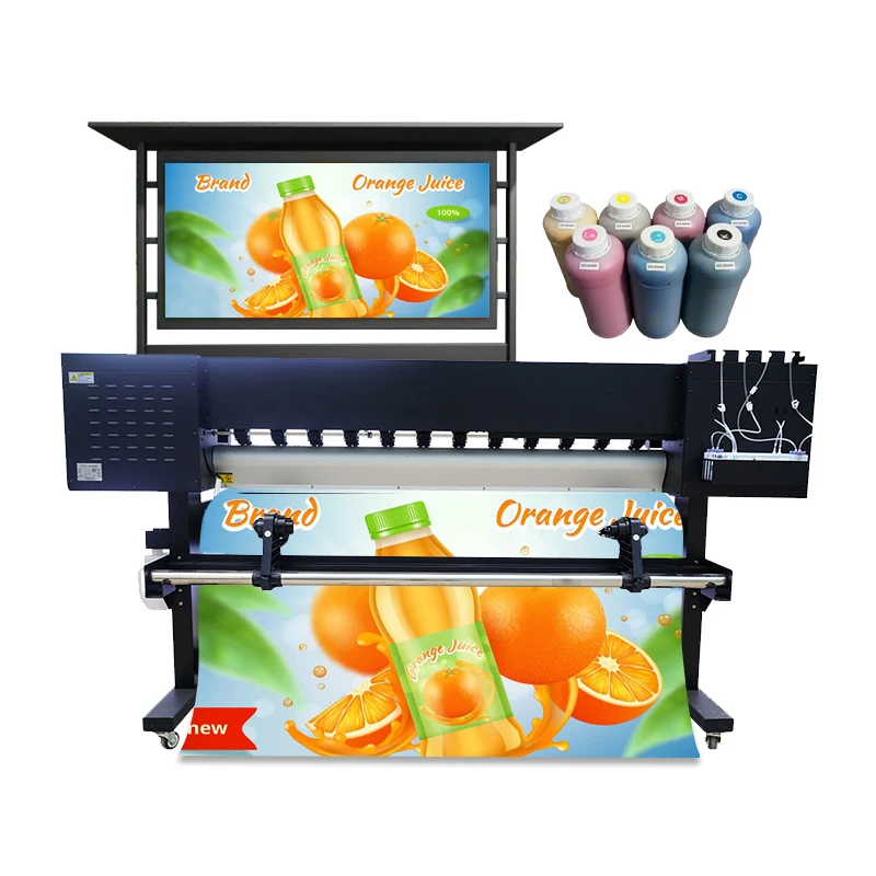 Large Format Inkjet Printer High Speed Fast  Wide Format  Printer Eco Solvent Printer for Industrial
