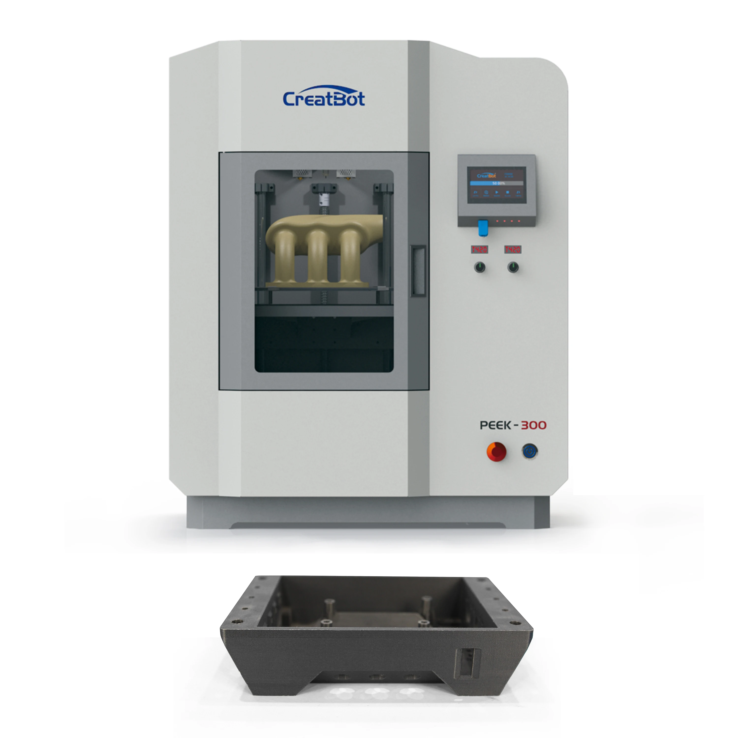 CreatBot PEEK-300  Professional  300*300*400 high temperature 3D printer   large industrial FDM 3D printer