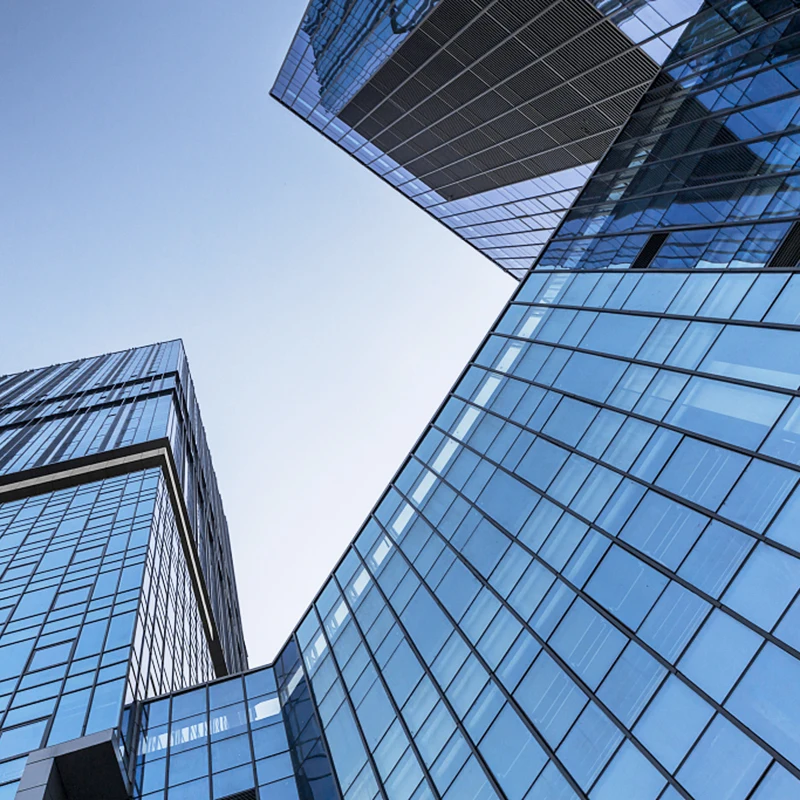 Современная архитектура внешняя фасадная Светоотражающая сберегающая Звуконепроницаемая Изолированная стеклянная