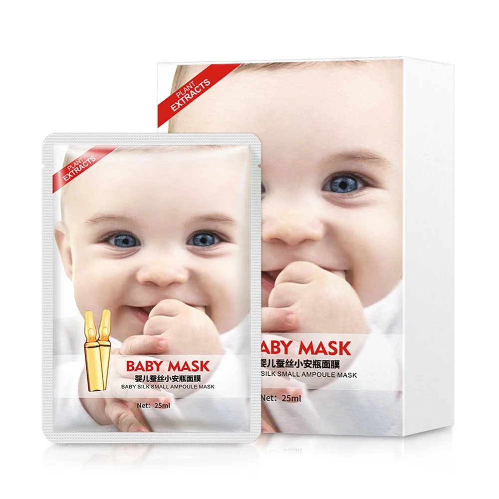 Wholesale OEM Private Label Natural Moisturizing Soothing Whitening Anti Aging Silk Mask Face Sheet Mask For The Face