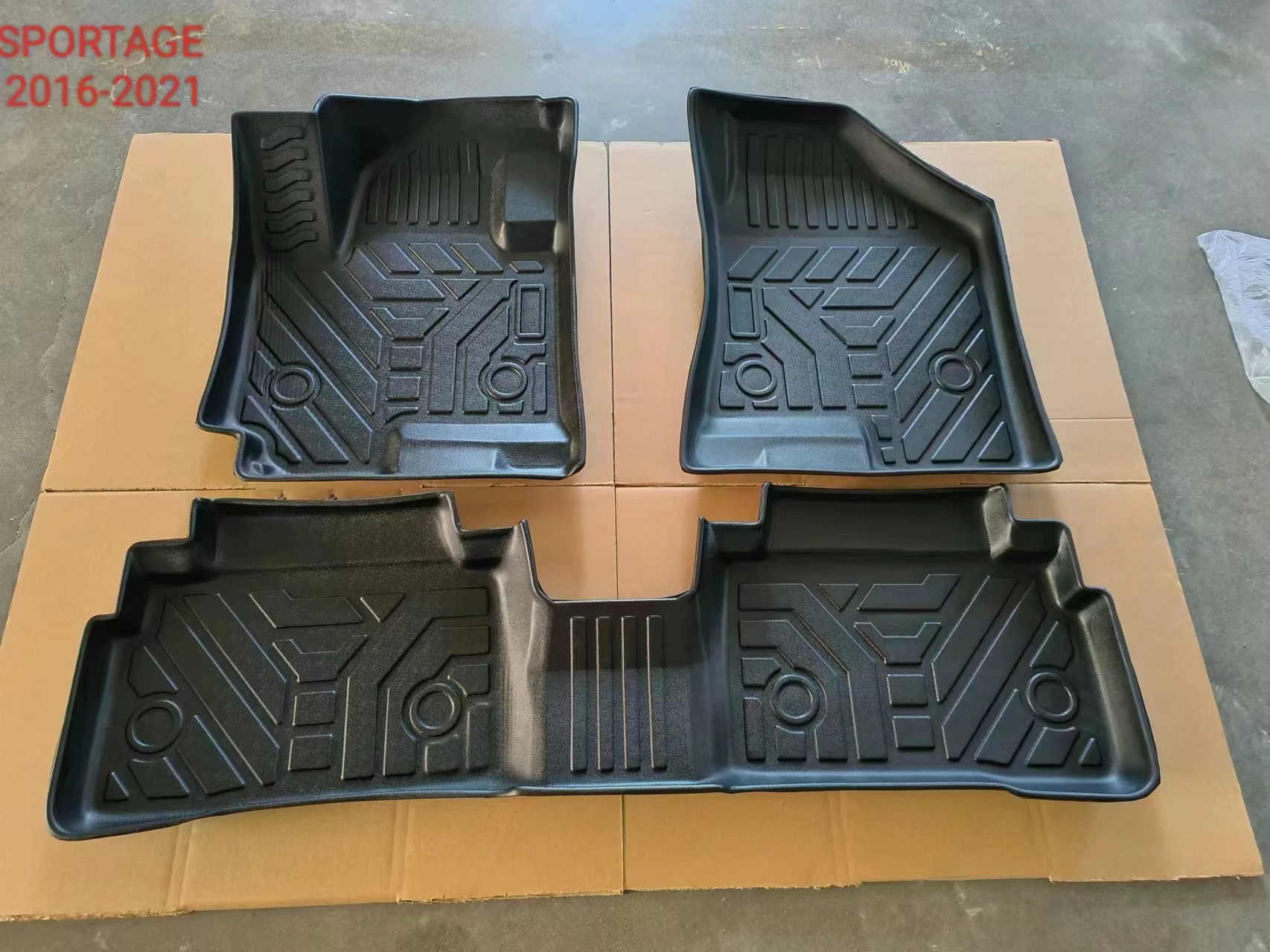 Factory Direct Sale Custom-Fit TPE Waterproof Car Floor Trunk Foot Mat Car Mat For KIA Sportage