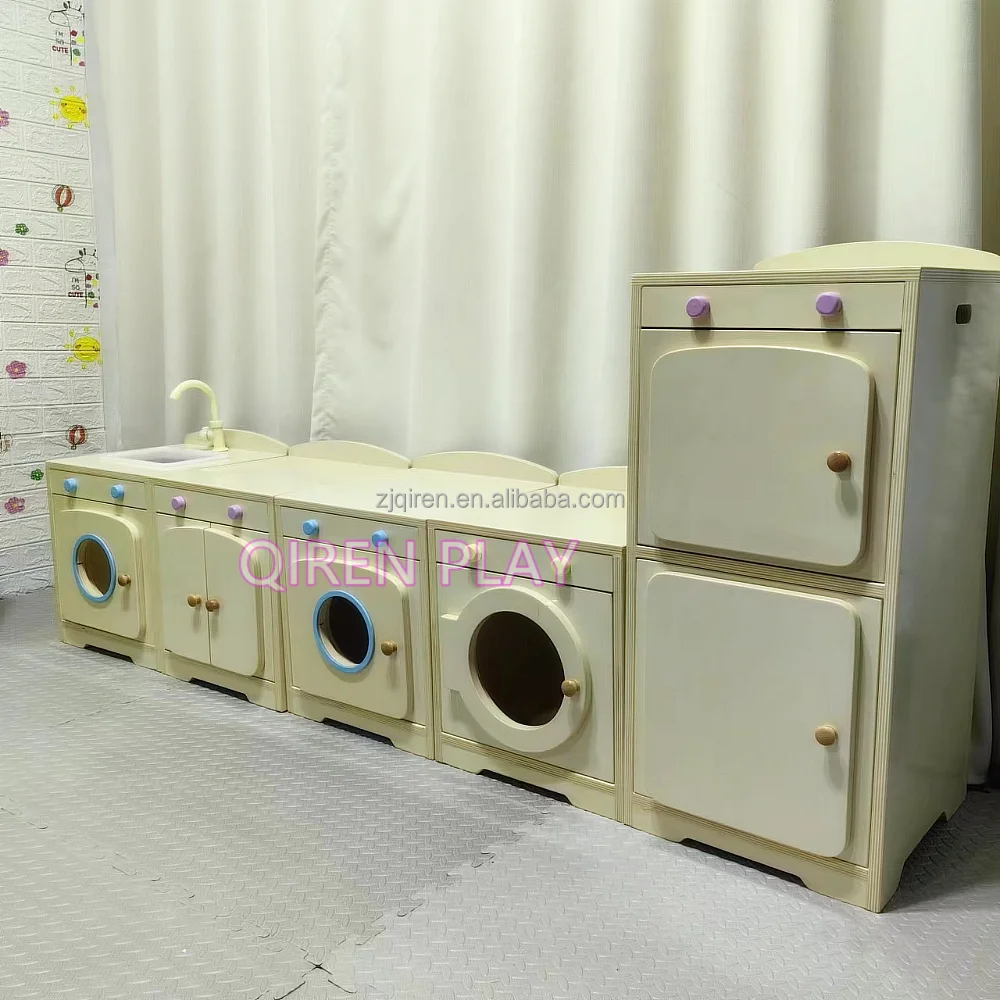 Factory Sales Kids Kitchen Set Toy Child Food Kids Kitchen Play Set Toy Wooden Role Play Cooking Wood Game Furniture