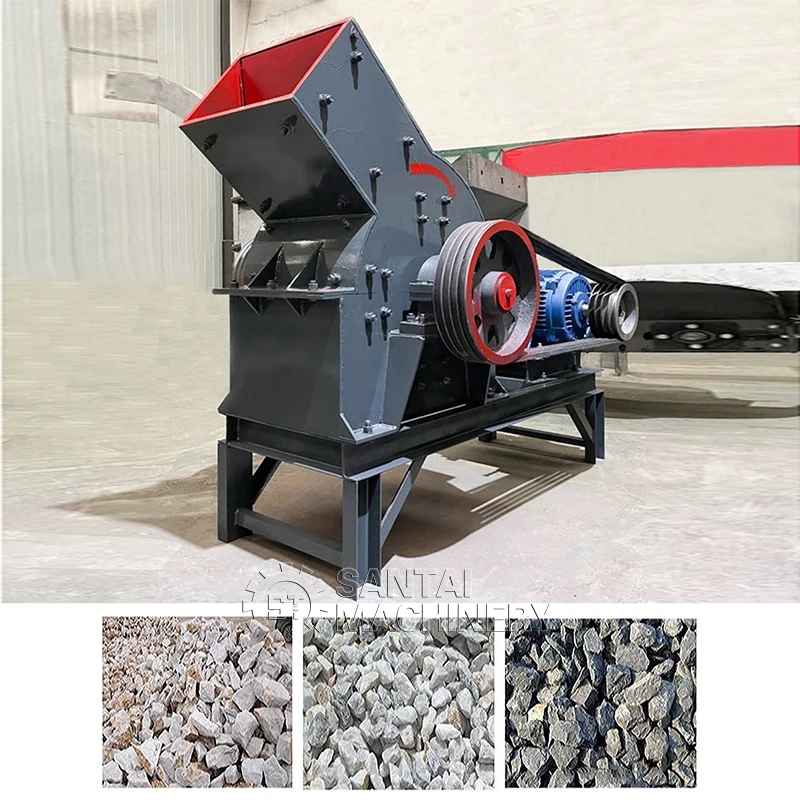 Limestone Granite High Yield Hammer Crusher Stone Construction Waste Sand Making Machine