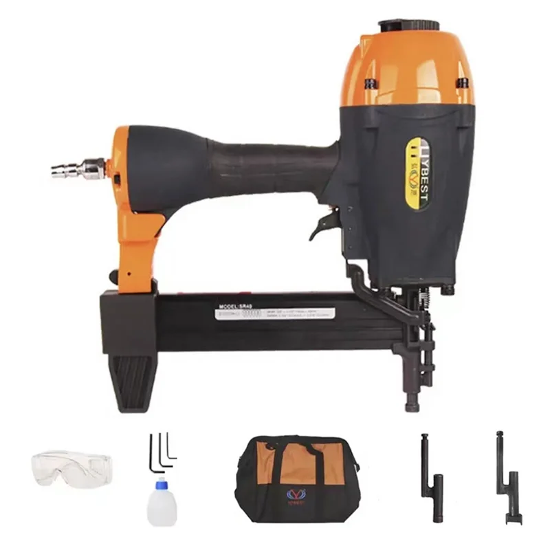 Hybest SR40 pneumatic mounting pistol no gas pneumatic cement air nail gun steel air actuated concrete nailers