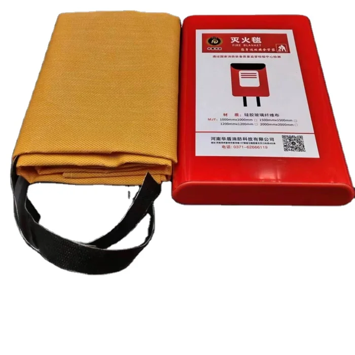 1m X 1m Flame Retardant Safety Fireproof Fiberglass Emergency Approved Fire Blankets For Home Kitchen
