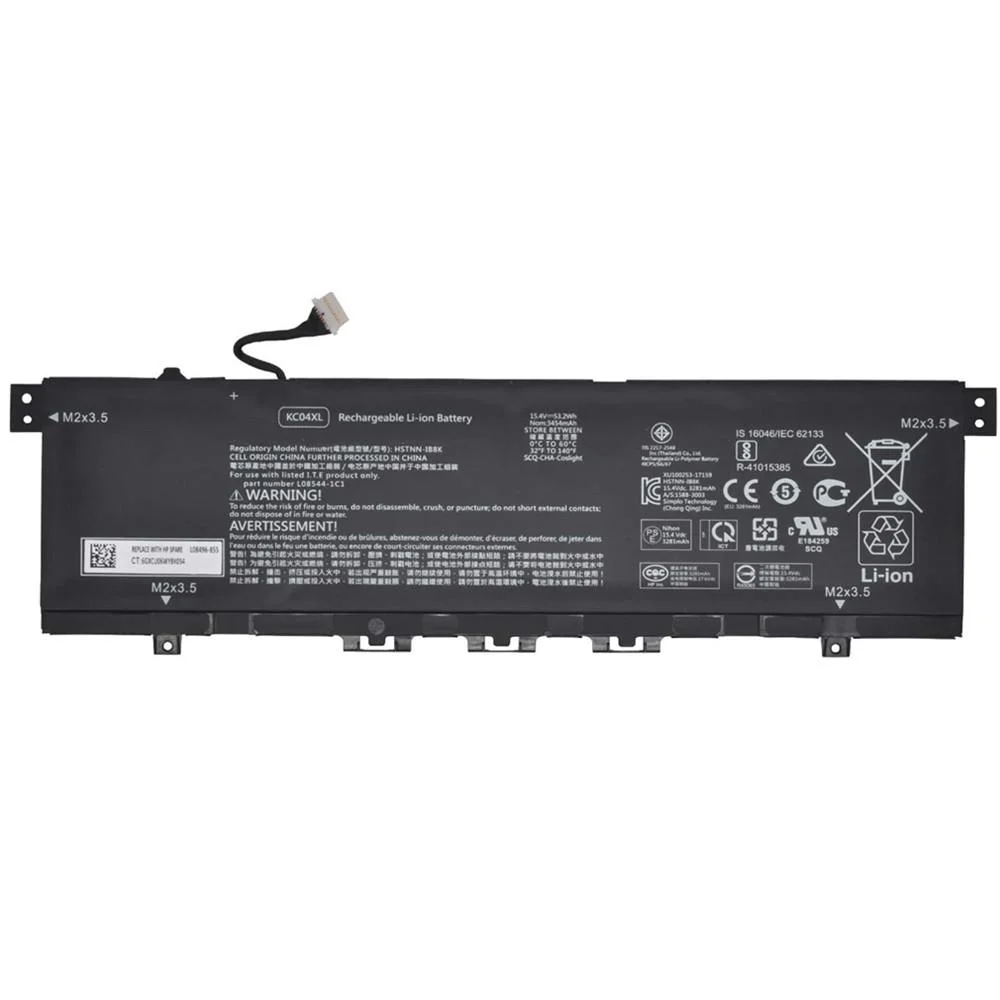 15.4V 53.2Wh KC04XL Laptop Battery for HP Envy X360 13-AG 13-AR Envy 13-AH 13-AQ Series HSTNN-DB8P L08496-85