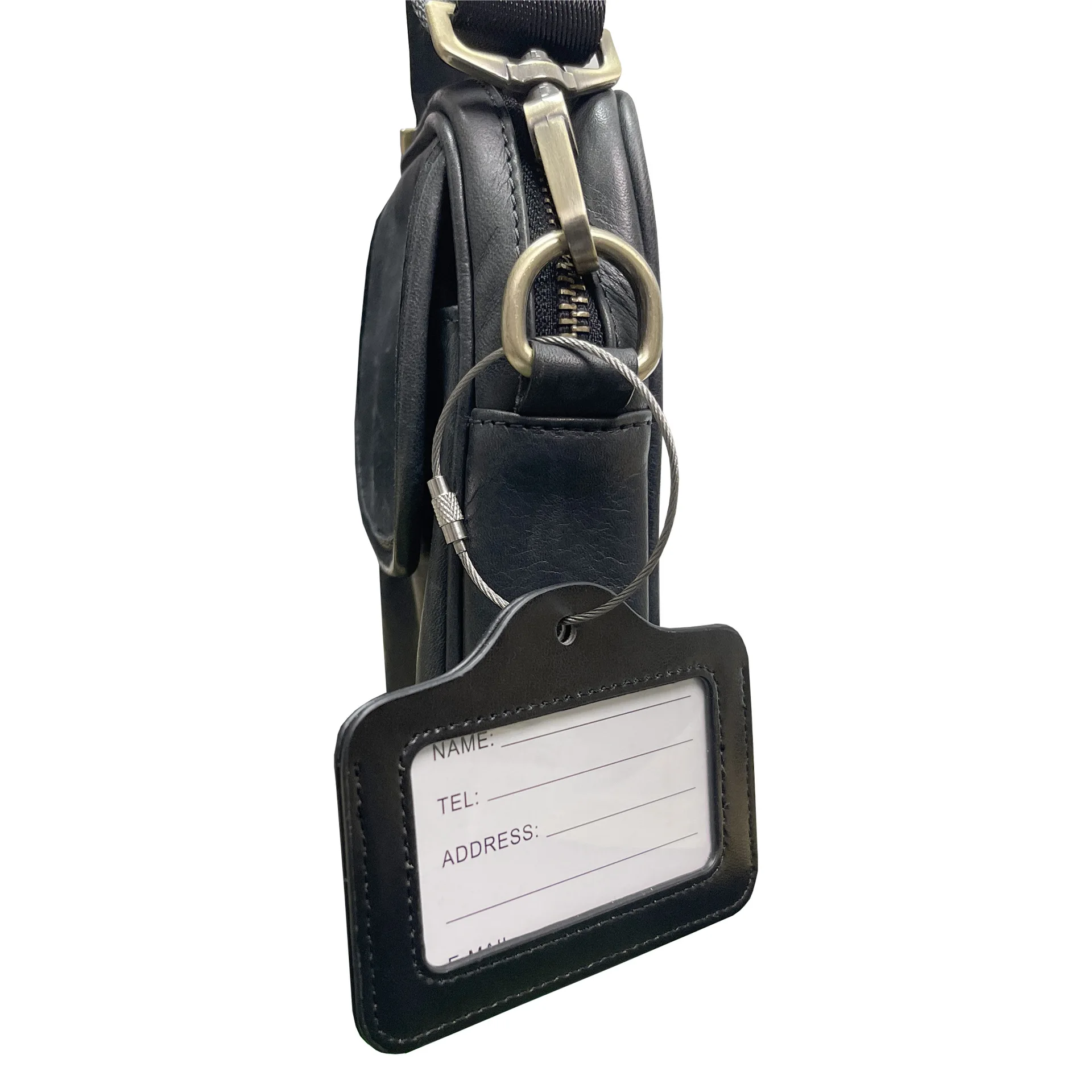 Heat Sublimation Blank For Custom Printed Work Card Luggage Tag Card Bag Holder Thermal Transfer Blank Travel Mark Card Sleeve