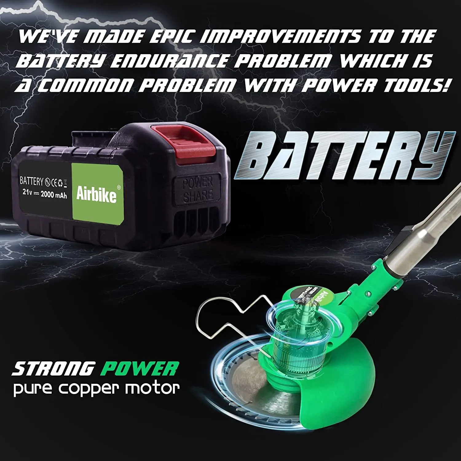 Brush Cutter Weed Wacker Weed Eater Edger Lawn Tool for Lawn Yard Garden Shrub Trimming and Pruning