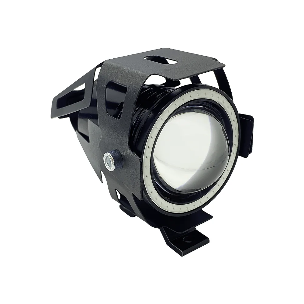 External headlights, scooter, motorcycles, U7  Angle eyes spotlight headlights,install the bumper 12-80V