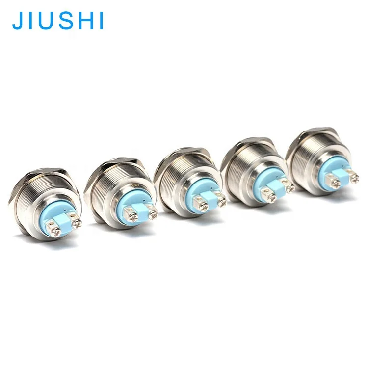 IP65 Waterproof indicator light mounting hole 25mm metal flat head pilot lamp signal light LED indicator lamp red green yellow