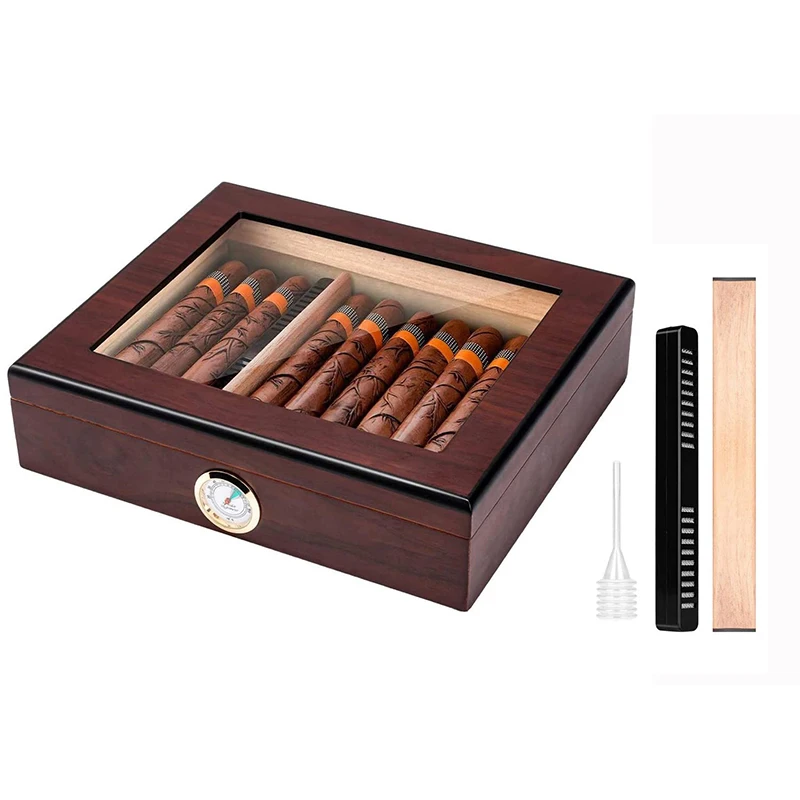 Factory Price Leather Cigar Travel Case Cigar Packaging Box Cigar Electric Humidor