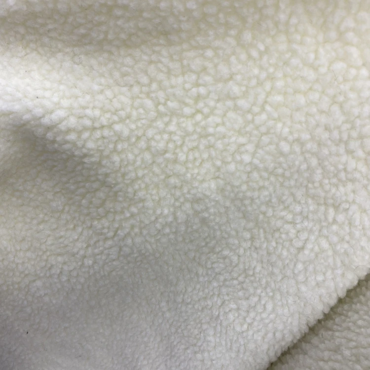 Wholesale cheap sherpa wool lamb fleece faux fur fabric
