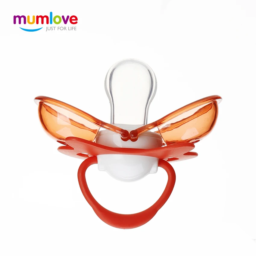 Silicone Nipple Dust-proof Yiwu Pacifiers wholesale red color products for baby
