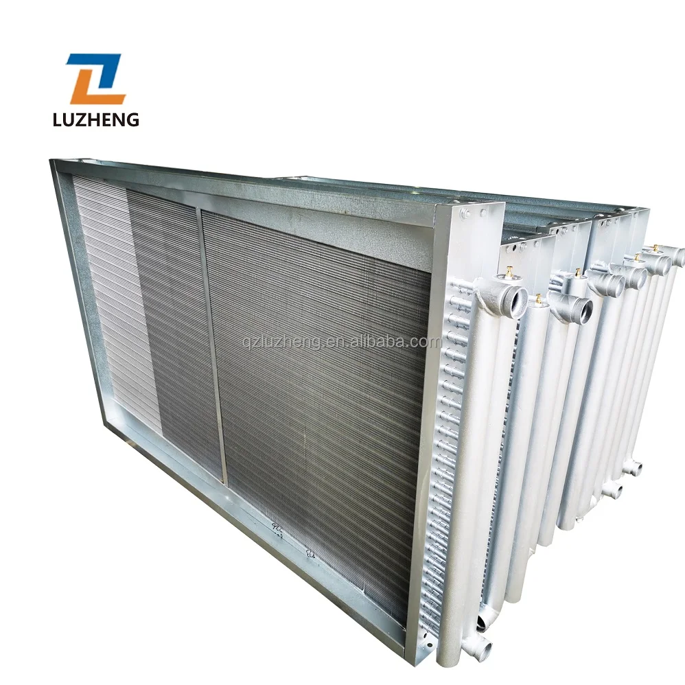 Fin Tube Type Heat Exchanger with Stainless Steel or Copper Finned Aluminum Tube