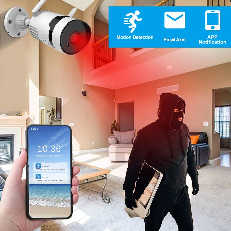 Wholesale 8CH 3MP Ip Surveillance Camera System Wireless Security Camera System