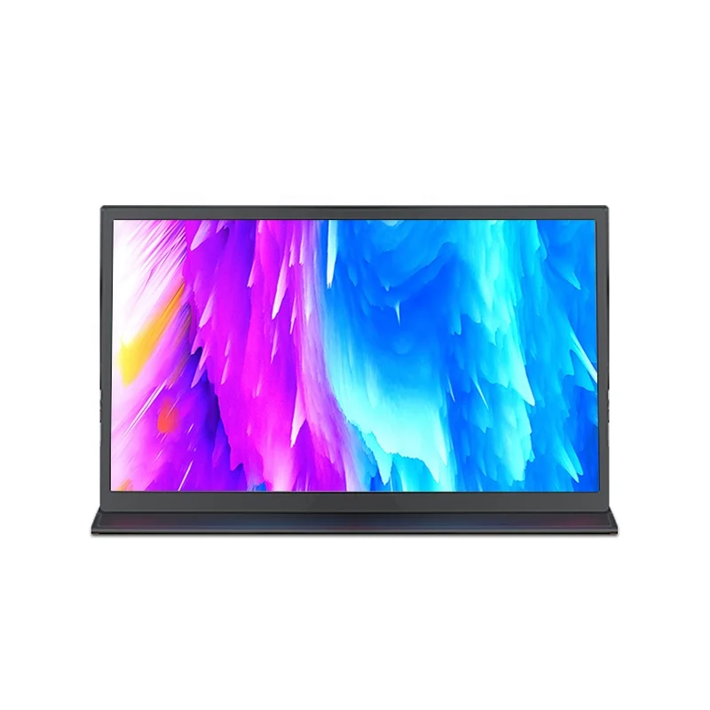 OEM 17 дюймов портативный дисплей монитор 1080p FHD IPS тонкий компьютерный монитор кожаный чехол с разъемом USB type-C