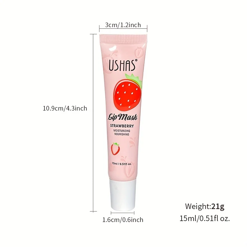USHAS Hot-selling Lip Mask Deep Hydration Long-lasting Moisturizing Liquid Lip Balm Private Label Tube Lip Balm