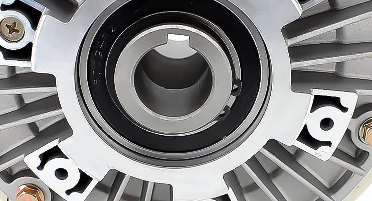 SHENGDA Manufacturing Packing Machinery Parts 6N.m Hollow Shaft Magnetic Powder Brakes