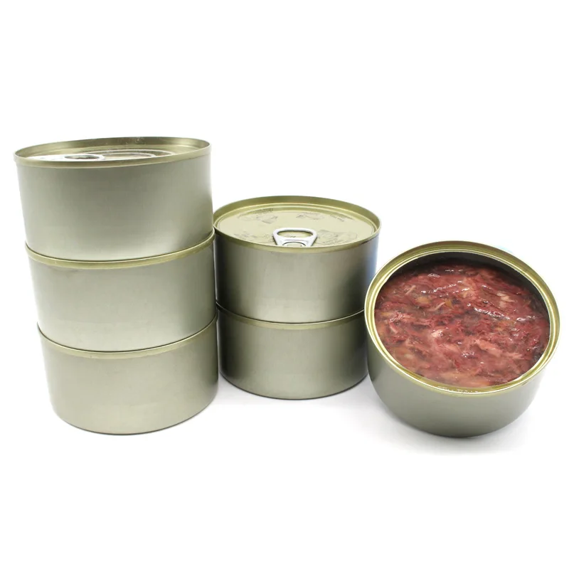 Factory Supply canned tuna 170g canned cat food soup jelly mousse form cat wet food canned pet food for cat