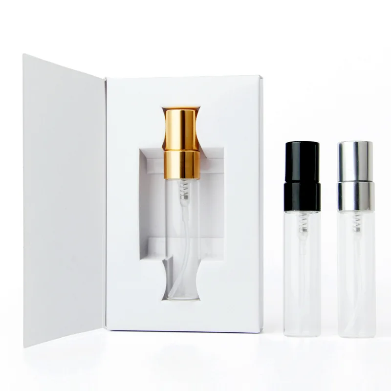 High Quality 5ml Empty Glass Spray Bottle Glass Perfume mini Bottle with box