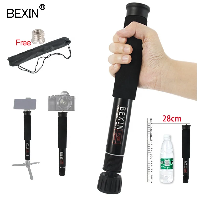 
BEXIN Multifunctional Portable Extendable Flexible Camera Mini Monopod Stand tripod Unipod for DSLR Camera iphone smartphone 