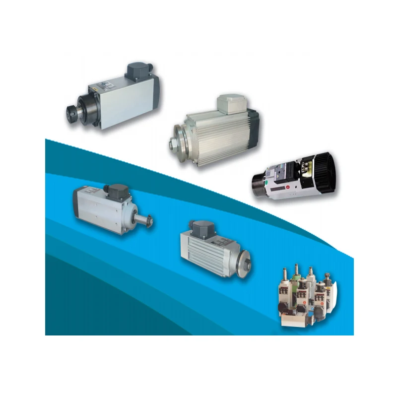 SM3542 1.5kw 2.2kw 3.5kw 4.5KW 6kw Air Cooled high speed ER20 ER25 ER32 CNC Router Machine Electric Spindle Motor Manufacturer