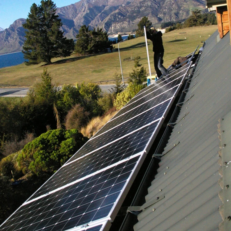 Комплект солнечных панелей для крыши, верхний кронштейн, монтажная алюминиевая трубка