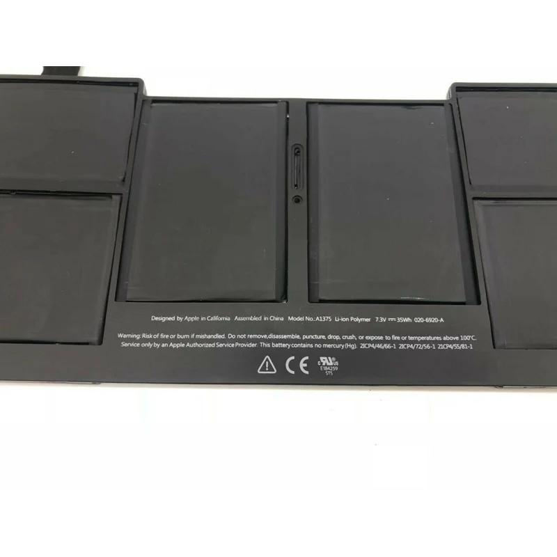 New original laptop battery A1375 for Macbook Air 11-inch A1370 A1375 7.3V 35WH internal battery laptop for Macbook battery