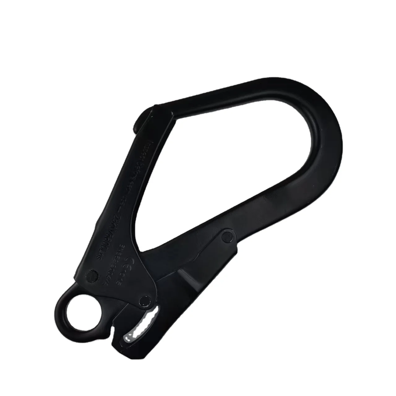 Attachments restraint Lanyard open senior rock climbing self-locking buckle mountaineering steel rebar scaffold hook CE certified steel spring snap hook